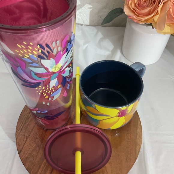 Bundle Starbucks set 2024 Spring Iridescent Holographic Cold Cup and mug - Picture 2 of 5